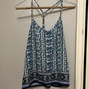 Hollister multi pattern tank top